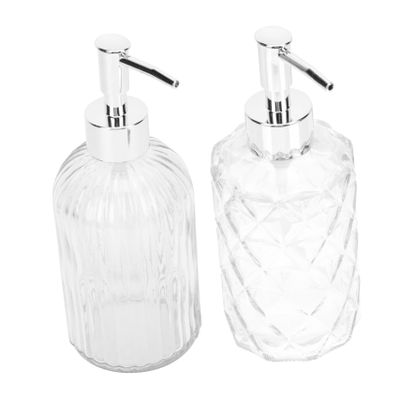 2pcs Bottle Set Empty Shampoo Bottles Traveler Journal Refillable Travel Lotion Travel Bottles Clear Container Dragon Wall Garden Ornaments Pump Bottle Glass Filling/879