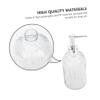 2pcs Bottle Set Empty Shampoo Bottles Traveler Journal Refillable Travel Lotion Travel Bottles Clear Container Dragon Wall Garden Ornaments Pump Bottle Glass Filling/879 view 3