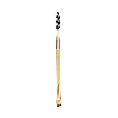 1PC Bamboo Handle Duo Eyebrow Brush Eye Brow Brush And Mascara Brush Eyebrow Comb Makeup Tools For Women Girls Eyebrow Grooming Brush