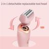 Electric Razor for Women, Rechargeable Hair Remover, Portable and Safe Lady Razor, 2 in 1 Double-Headed Waterproof Wet and Dry, Electric Bikini Trimmer for Women (Pink) view 4
