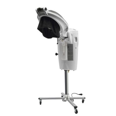 700W Ultrasonic Ozone Hair Steamer Color Oil Treatment Perming Machine Salon Spa Pro Electric Hair Steamer Multi-Functional for Hair Care Coloring Oiling (White)