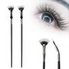 Folding Angle Scalloped Lash Brush, 2024 New Eyelash Fan Brush, Soft Bristles Eyelash Comb, Lengthening Eyelash Makeup Tool, Suitable for Any Make-Up Look (2PCS) view 1