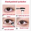 Folding Angle Scalloped Lash Brush, 2024 New Eyelash Fan Brush, Soft Bristles Eyelash Comb, Lengthening Eyelash Makeup Tool, Suitable for Any Make-Up Look (2PCS) view 3