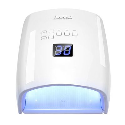 Uv Nail Lamp,Uv Led Nail Lamp 48W 30 Leds Cordless Nail Dryer Rechargeable Gel Polish Curing Light White,Led Nail Lamp,Nail Lamps for Gel Polish-US plug