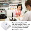 Uv Nail Lamp,Uv Led Nail Lamp 48W 30 Leds Cordless Nail Dryer Rechargeable Gel Polish Curing Light White,Led Nail Lamp,Nail Lamps for Gel Polish-US plug view 3