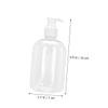 15 Pcs Body Wash Dispenser Press Pump Bottle Refillable Pump Bottle Empty Toiletry Container Sub Bottle for Shower Container Soap Dispensers Travel Liquid White Lotion/913 view 2