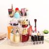 Abizarch Rotating Makeup Organizer 360 Degree Makeup Holder Large Capacity Adjustable Cosmetic Storage Stand Space Saving Makeup Display Box for Makeup Lipsticks Dresser Bedroom Bathroom view 2