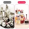 Abizarch Rotating Makeup Organizer 360 Degree Makeup Holder Large Capacity Adjustable Cosmetic Storage Stand Space Saving Makeup Display Box for Makeup Lipsticks Dresser Bedroom Bathroom view 3