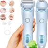 Electric Waterproof Shaver for Women, The Glide Pro Razor, The Glide Pro 3.0 Razor, Electric Razor for Women, Women's Electric RazorDry and Wet, Painless Hair Removal, Removable Cutter Head. (Blue) view 1