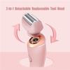 Electric Waterproof Shaver for Women, The Glide Pro Razor, The Glide Pro 3.0 Razor, Electric Razor for Women, Women's Electric RazorDry and Wet, Painless Hair Removal, Removable Cutter Head. (Blue) view 2