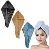 Cotton Bolls Textiles Microfiber Hair Towel Wrap, Pack of 3, Drying Hair, Anti-Frizz, for Everyday Usage (Color 5) view 1