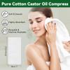 16.9 oz Castor Oil Organic Cold Pressed Unrefined Glass Bottle | 4 Pcs Castor Oil Pack Wrap Organic Cotton Reusable | 1 Pc Castor Oil Pack Wrap for Shoulder, Neck & Upper Back view 4
