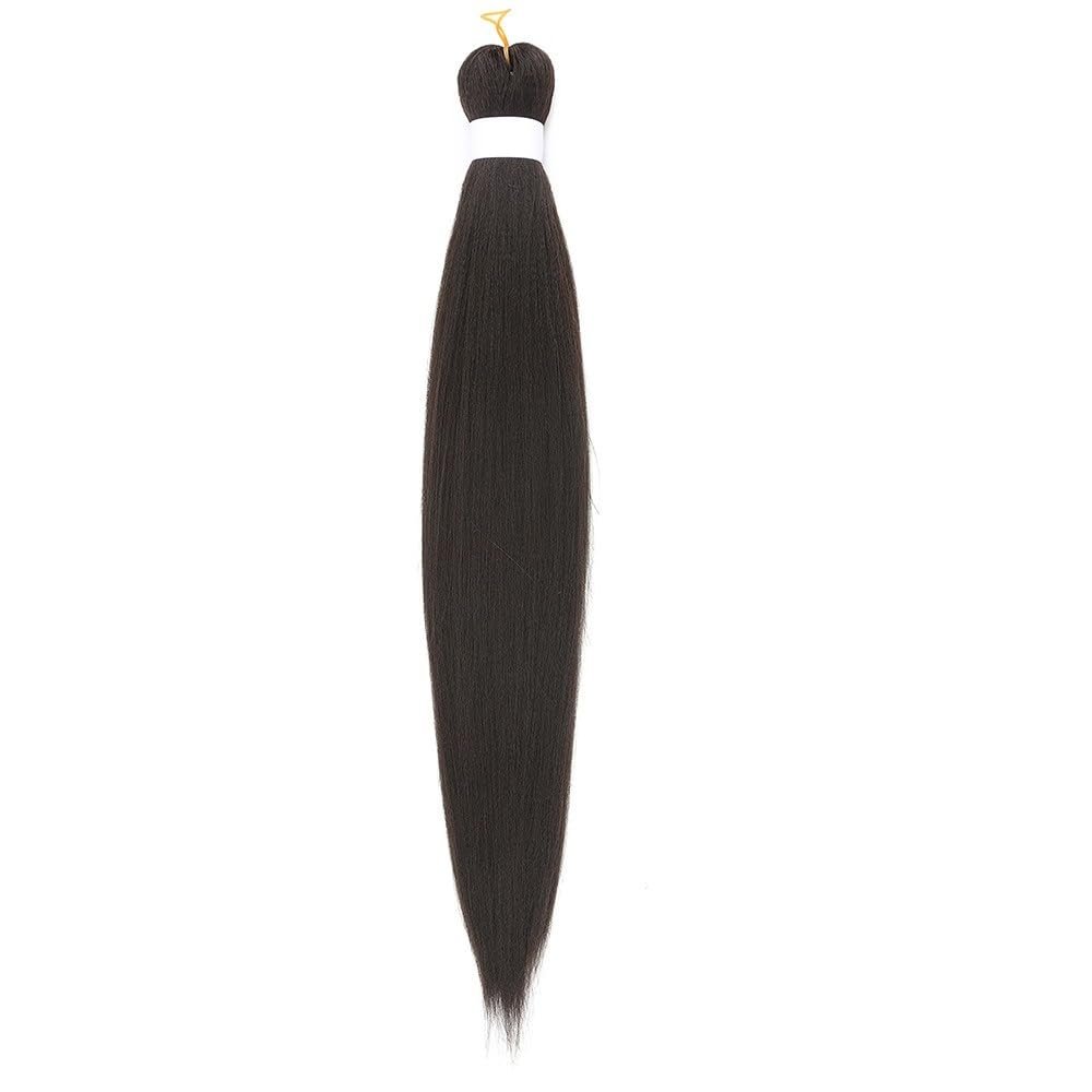 HUFFA 24Inches Hair Bulk Braid Synthetic Hair Braid Easy Braiding Hair Extension For Women(2G)
