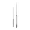 2pcs Makeup Foundation Mixing Spatula Double Ended Stainless Steel Nail Glue Stirrer Stick, With Stainless Steel view 2