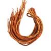 1bundle 10strands 90cm-120cm Long Nepal Felted Wool Synthetic Dreadlocks Braids Hair For Kids And Adult(Warm orange) view 1