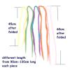 1bundle 10strands 90cm-120cm Long Nepal Felted Wool Synthetic Dreadlocks Braids Hair For Kids And Adult(Warm orange) view 4