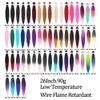 HUFFA 24Inches Hair Bulk Braid Synthetic Hair Braid Easy Braiding Hair Extension For Women(FR25) view 4