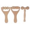 ASAKKURA 3pcs Wooden Massage Roller Set Portable Face and Neck Massager Tool for Relaxation and Relief Natural Wood Material Easy to Use for Home Skincare Routine view 1