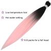 HUFFA 26inch 66cm Stretched Braiding Hair Extensions Water Setting Low Temperature Synthetic Jumbo Braids(900) view 4