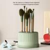 Makeup Brush Cleaner Bowl, Silicone Makeup Brush Cleaner Mat Mutifunction Cosmetic Brush Washing Tool Portable Makeup Brush Cleaner Dryer for Makeup Brushes, Sponges, Powder Puffs view 2