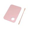 Rose Gold Mixing Tray Spatula Set Holder Plate Makeup Nail Art Palette view 2