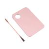 Rose Gold Mixing Tray Spatula Set Holder Plate Makeup Nail Art Palette view 3