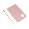 Rose Gold Mixing Tray Spatula Set Holder Plate Makeup Nail Art Palette view 4