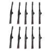 10pcs Foldable Eyebrow Brush Double Ended Eyebrow Eyelash Brush Portable Multipurpose Eyelash Comb for Makeup view 1