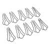10 Pcs Hair U Shaped Clip Metal Black Coating French Vintage Style U Shaped Hair Pins for Hairstyling view 1