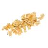 200pcs Dreadlocks Hair Rings Hollow Out Exquisite Patterns Alloy Hair Braiding Jewelry Coils (Gold) view 1