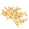 200pcs Dreadlocks Hair Rings Hollow Out Exquisite Patterns Alloy Hair Braiding Jewelry Coils (Gold) view 4