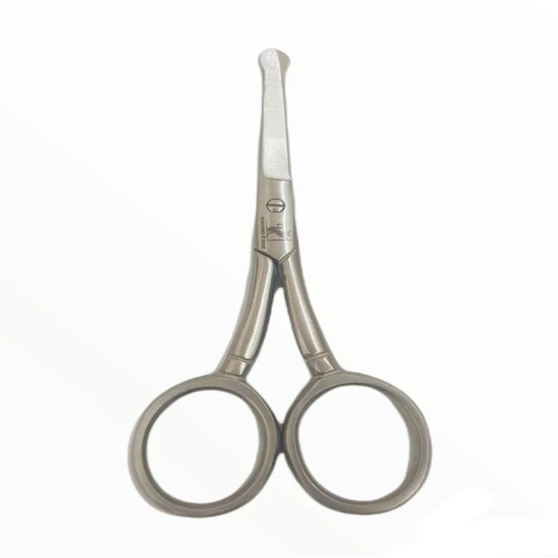 The Grooming Essential: Sword Edge Lamie Facial, Nose, and Ear Scissors for a Refined look.