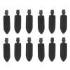 21pcs Hairdressing Makeup Hair Clip Women Home Salon Black Leaf Shaped Hair Barrettes for Hairstyle Bangs view 1