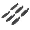 21pcs Hairdressing Makeup Hair Clip Women Home Salon Black Leaf Shaped Hair Barrettes for Hairstyle Bangs view 2