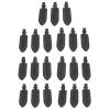 21pcs Hairdressing Makeup Hair Clip Women Home Salon Black Leaf Shaped Hair Barrettes for Hairstyle Bangs view 3