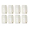 100pcs Wig Snap Clip U Shape 6 Teeth Safe Hairpiece Comb Clips for Hair Extension Hat Beige view 1