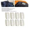 100pcs Wig Snap Clip U Shape 6 Teeth Safe Hairpiece Comb Clips for Hair Extension Hat Beige view 2