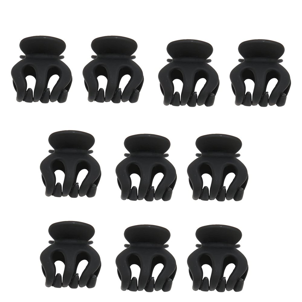 10pcs Mini Hair Claw Clips Lightweight Portable ABS Fashion Lovely Small Hair Pins Claws