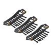 100PCS Wig Clips Windproof 8 Teeth Hair Extension Clips for Hat Fixing Black view 3
