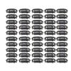 100PCS Wig Clips Windproof 8 Teeth Hair Extension Clips for Hat Fixing Black view 4