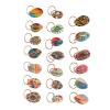 20pcs Shell Dreadlocks Ring Cute Exqusite Hair Braiding Pendant Clips Hair Accessories Decoration view 1