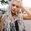 20pcs Shell Dreadlocks Ring Cute Exqusite Hair Braiding Pendant Clips Hair Accessories Decoration view 2