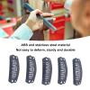 100pcs 2.3cm U Shape Wig Clips 6 Comb Teeth Stainless Steel Black Wig Accessories Snap Comb Clips for Hair Extension view 3