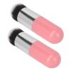 2PCS Brush Adorable Chubby Portable Makeup Brush Soft Comestic Tool Silver view 4