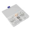 100pcs Dreadlocks Hair Rings Hollow Out Leaves Snowflake Shells Alloy Hair Braiding Jewelry Coils view 4