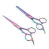 2Pcs Hair Cutting Scissors Stainless Steel High Sharpness Smoothing Hair Thinning Shears for Family Barber Professionals view 2