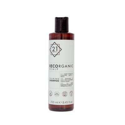 21 PERFECT Recorganic Scalp Calming Shampoo | Soothing & Balancing with Chamomile & St. Johns Wort | Strengthens & Restores Hair | 250 ml