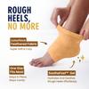 Dr. Frederick's Original Moisturizing Fuzzy Heel Socks for Dry Cracked Heels Treatment - Infused with Olive Oil, Jojoba Oil and Vitamin E - 2 Pairs - Stocking Stuffers for Adults - Citrus Glow view 3