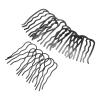 8Pcs Hair Fork Clip Metal Black Coating Vintage Elegant U Shaped Hair Side Combs for Styling DIY view 2