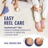 Dr. Frederick's Original Moisturizing Fuzzy Heel Socks for Dry Cracked Heels Treatment - Infused with Olive Oil, Jojoba Oil and Vitamin E - 2 Pairs - Stocking Stuffers for Adults - Lavender Luxury view 2
